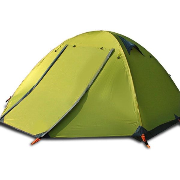 Triple Double Double Double Door Aluminum Pole Camping Tent - Image 2