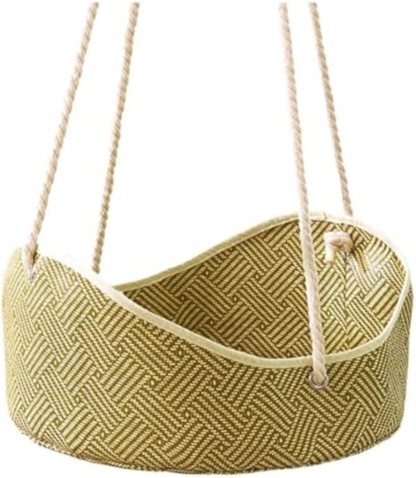 Breathable Cat Hammock - Rattan Crafted Cat Cage With Metal Hooks - Indoor Outdoor Pet Bed- Comfortable Cat Perch For Sleeping Playing Climbing, And Lounging - Image 7