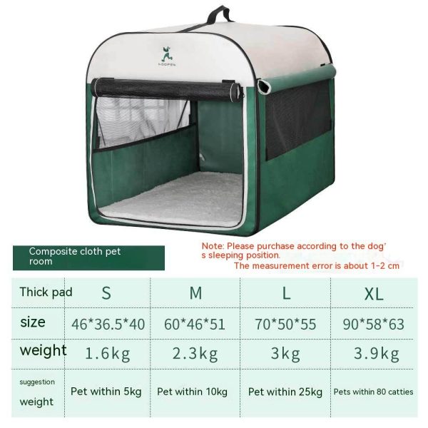 Dog Kennel Warm Large House Winter Cage Indoor Outdoor House - Image 6