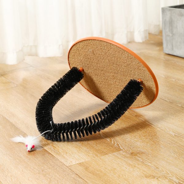 Cat Hair Rub And Anti-Itch Device Plastic Arch-Shaped Brush Cat Scratching Post Cat Toy Hair Grooming Self-Pleasure Little Mouse - Image 9