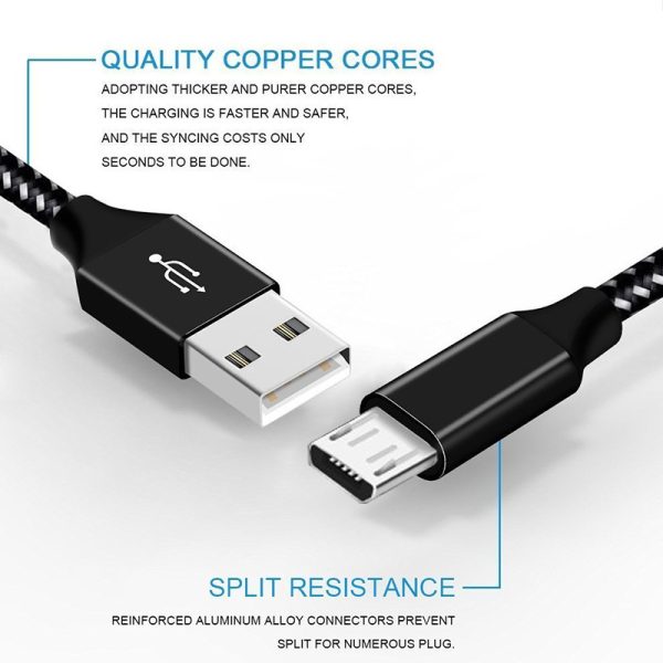 Braided Data Cable,Charger Cable, Fast Charging - Image 2