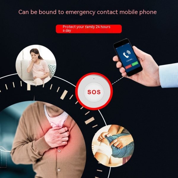 Remote Mobile Phone Alarm For Elderly Household Emergency Button - Image 4