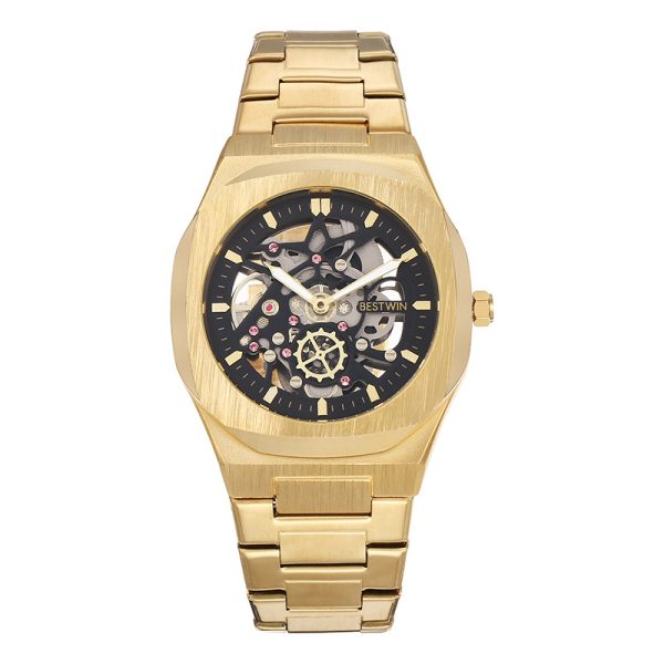 Fashion Alloy Watch Men's Watch BESTWIN Hollow Butterfly Clasp - Image 10