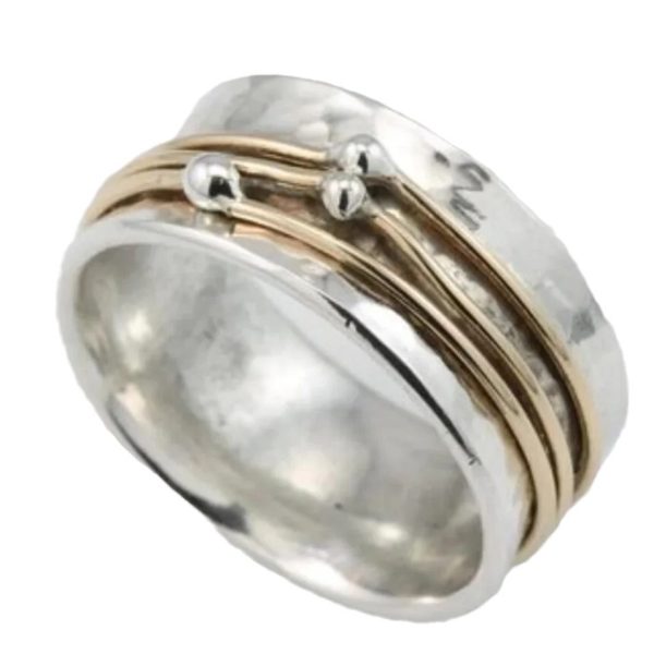 Retro Two-tone Ring - Image 5