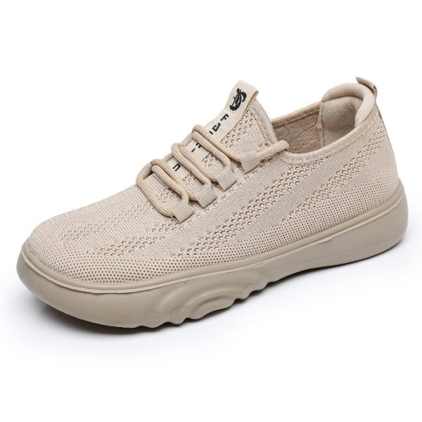 Spring And Autumn Old Beijing Cloth Shoes Women Casual Mom Shoes Knit Breathable Pumps - Image 6