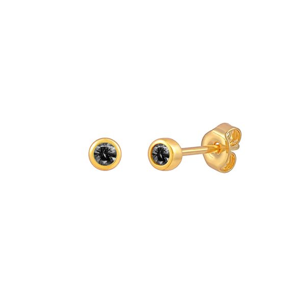 Simple Commute Inlaid Zircon Trendy Earrings - Image 5