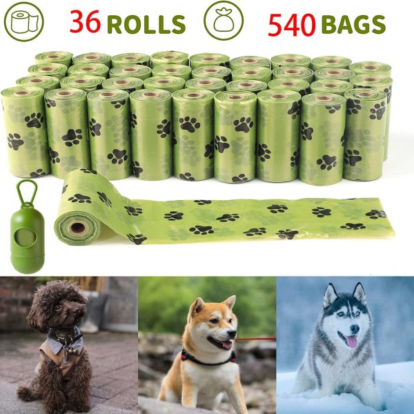 540 Bags High Quality Heavy Duty Large Biodegradable Dog Poo Bags Eco Poo Waste - Image 3