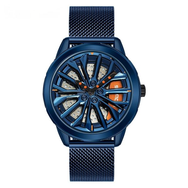 Men's Fashion Wheel Series Good Luck Comes Watch Trendy Unique Casual - Image 10