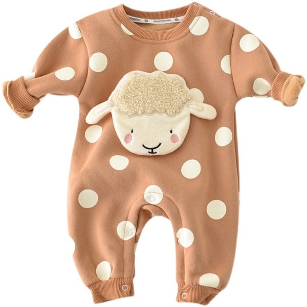 Baby Spring And Autumn One-piece Long-sleeved Cartoon Romper - Image 2