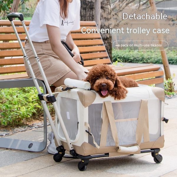 Portable Car Pet Trolley Bag For Going Out - Image 6