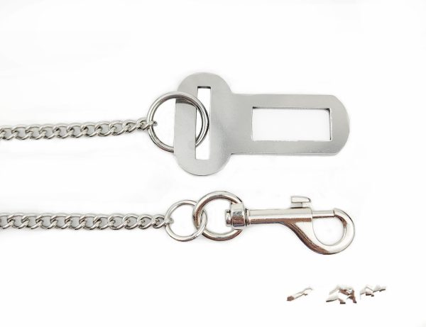 Stainless Steel Small Chain Puppy Car Safety Rope - Image 6