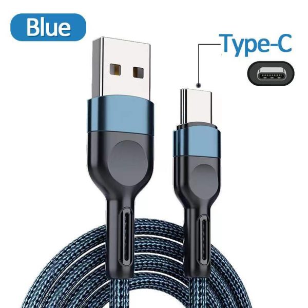 New Anti Slip Nylon Woven 0.5m Data Cable - Image 3