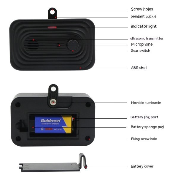 New Outdoor Waterproof Automatic Ultrasonic Drive Dog Bark Stopper - Image 2