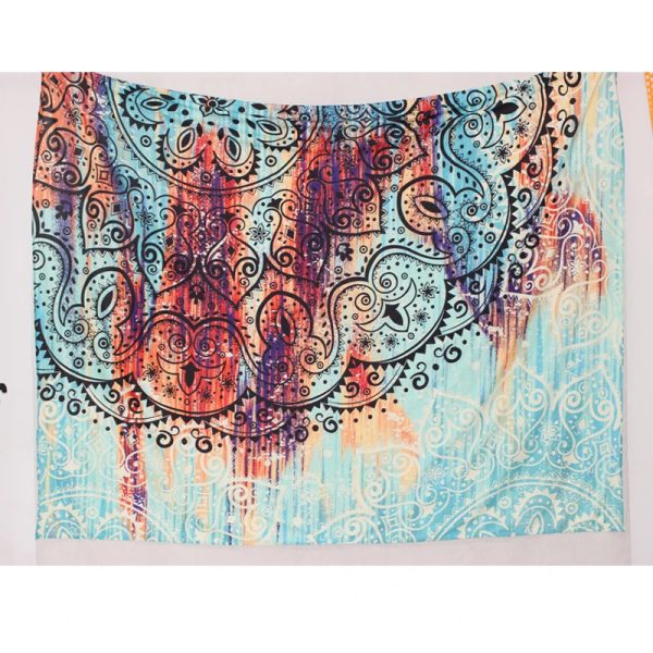 Sevenstars Bohemian Mandala Tapestry Hippie Floral Tapestry Sketched Flower Tapestry Art Print Tapestry For Room - Image 5