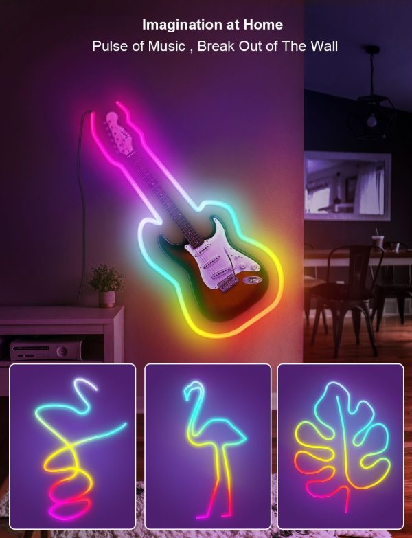 3 M Neon Lights With Music Strips - Image 5