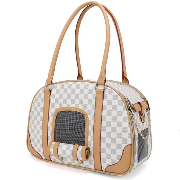 High End Capacity Handbag With Checkerboard Pattern For Breathability - Image 6