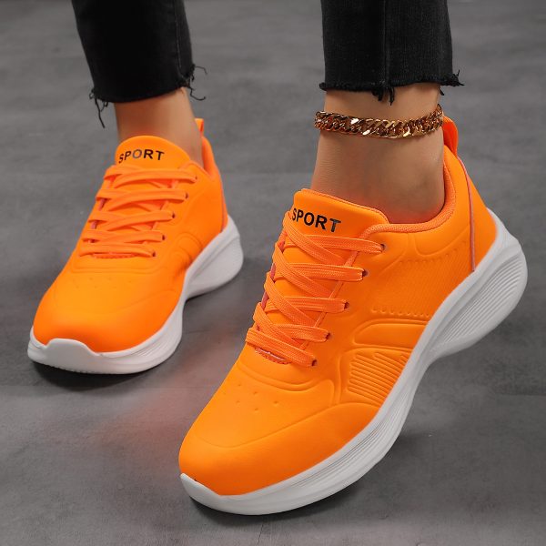 Pure Black Sneakers Women's Autumn - Image 9