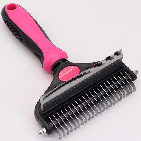 Pet Hair Unknotting Comb Thin Comb Two-in-one Beauty Products - Image 5