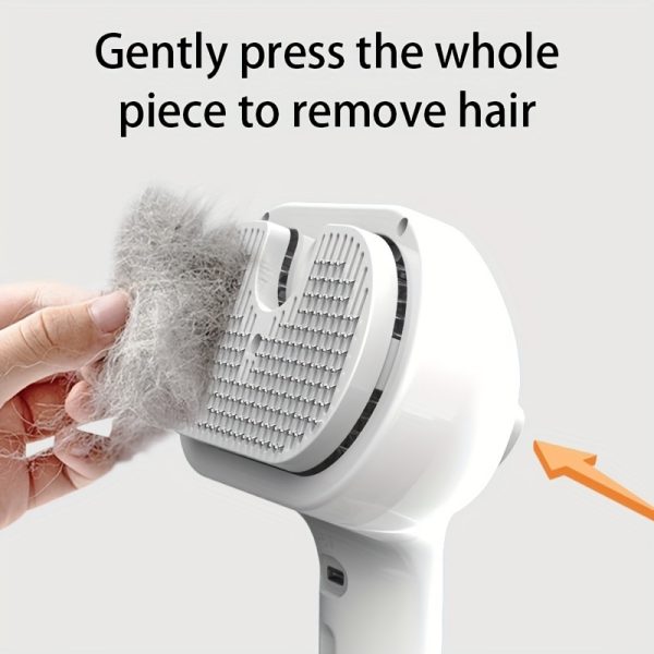 1pc Pet Spray Comb Cat Comb Dog Hair Pull Off Knots To Remove Floating Hair Comb One Click Hair Removal Pet Comb - Image 6