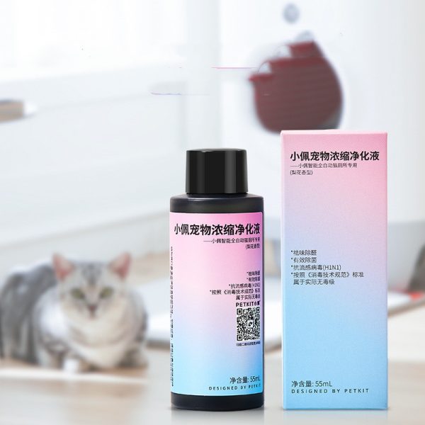 Purifying Liquid Deodorant For Smart Cat Toilet, Pear Blossom Scent 4300ml - Image 4