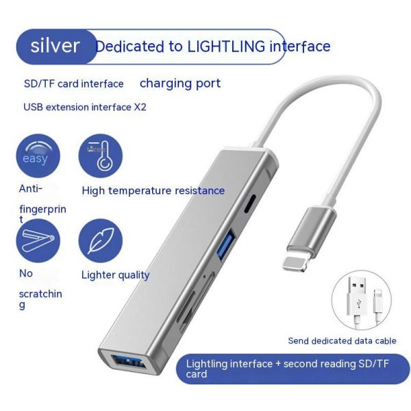 Lightning Interface Expansion Dock Mouse Keyboard OTG Adapter Typec - Image 3