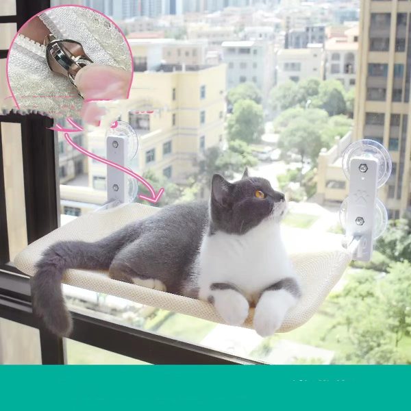 Cat Suction Cup Window Glass Hammock Pet Cat Pets Products - Image 6