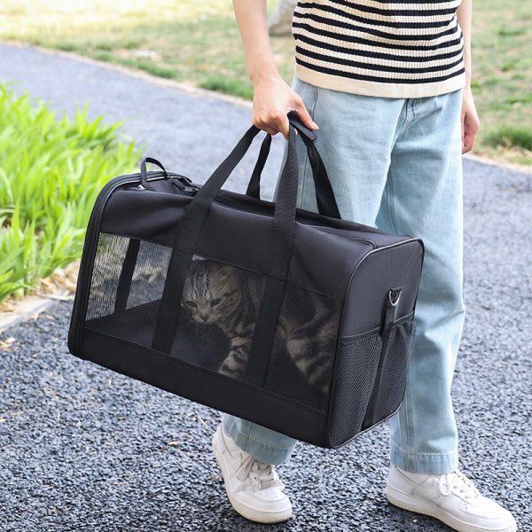 Dog Cat Carriers Bags Car Portable Transport Pet Bag Cage Portable Pet Foldable Outgoing Travel Breathable Pets Handbag - Image 5