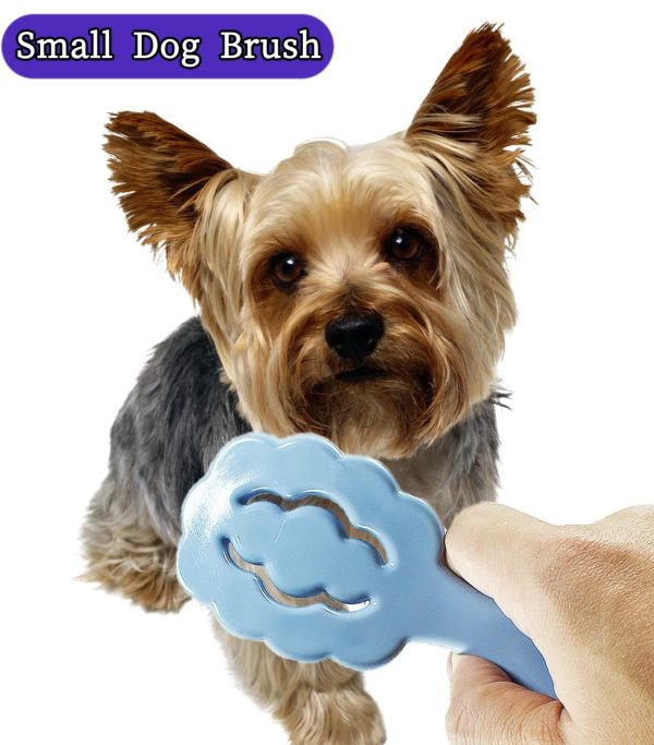 Cloud Shape Small Dog Grooming Brush Ideal Puppy Hair Brushes For Maltese And Small Breeds Perfect For Shih Tzus Yorkies And Maltipoo - Image 7