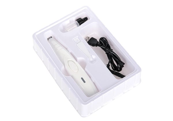 Rechargeable Pet Grooming Hair Trimmer with Scissor - Image 2