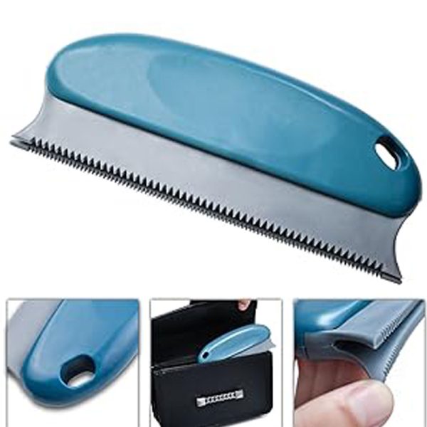 Pet Hair Remover Brush Cat Dog Hair Remover Comb Pet Hair Detailer For Car Interiors Furniture Carpet Couch Sofa Bed Clothes Blinds Pet Hair Cleaning Remover Brush Cat & Dog Hair Lint Remover Brush - Image 6