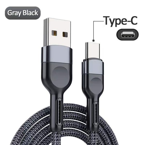 New Anti Slip Nylon Woven 0.5m Data Cable - Image 2