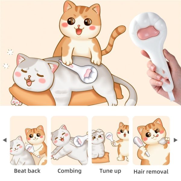 Pet Massage One Button Hair Comb - Image 3