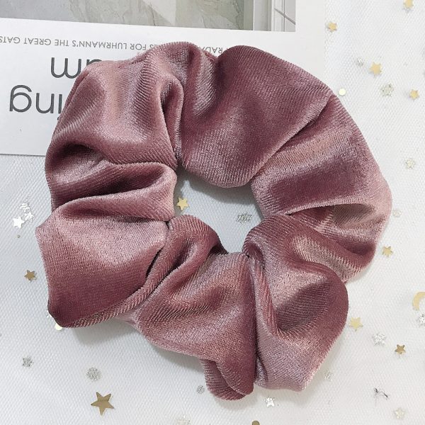 Flannel Hair Tie Hair Rope Amazon Velvet Fashion Ponytail Hair Accessories - Image 6