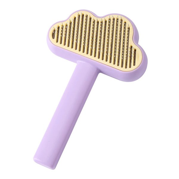 New Cloud Pet Comb Cat Comb Pet Brushing Pet Self-cleaning Needle Comb Pet Hair Remover Pet Comb Batch - Image 4