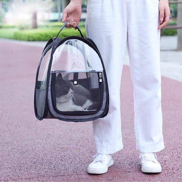 Pet Suitable Transparent Hand Cat Bag Foldable Portable Lightweight Outing - Image 9