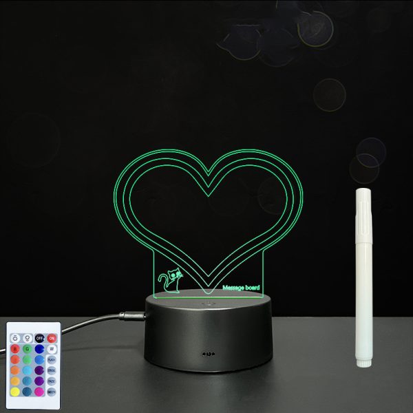 3D Acrylic Board Handwriting Message Board LED Light - Image 6