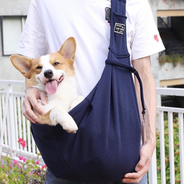 Pet Dog Travel Sling Puppy Carrier For Outdoor Hiking Beathable Cat Carry Bag - Image 3