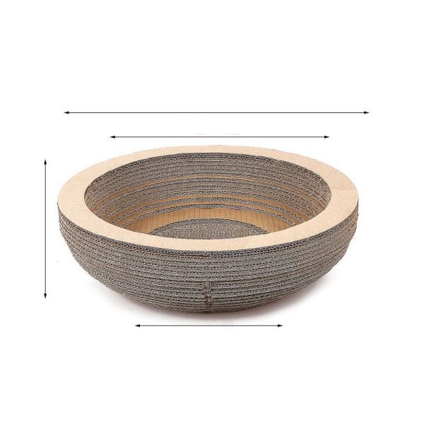 Cat Scratch Board Corrugated Paper Catnip Cat Box Wear-Resistant Scratch Resistance Vertical Plate Nest Cat Scratch Pad Rub - Image 5