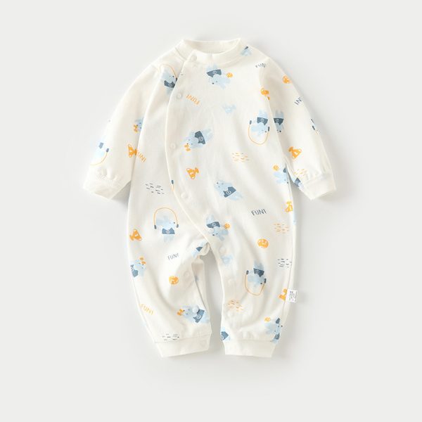 Autumn Thin Baby Pajamas And Baby Onesies - Image 4