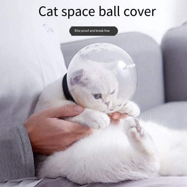 Cat Muzzle Anti-Bite Breathable Protective Space Hood Anti-Licking Grooming Mask Cats Bathing Grooming Bag Small Pets Supplies - Image 4