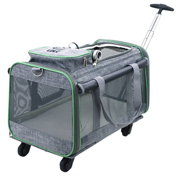 Large High-end Foldable Draw-bar Pet Bag Multi-function Tugboat Trolley Bag Waterproof - Image 6