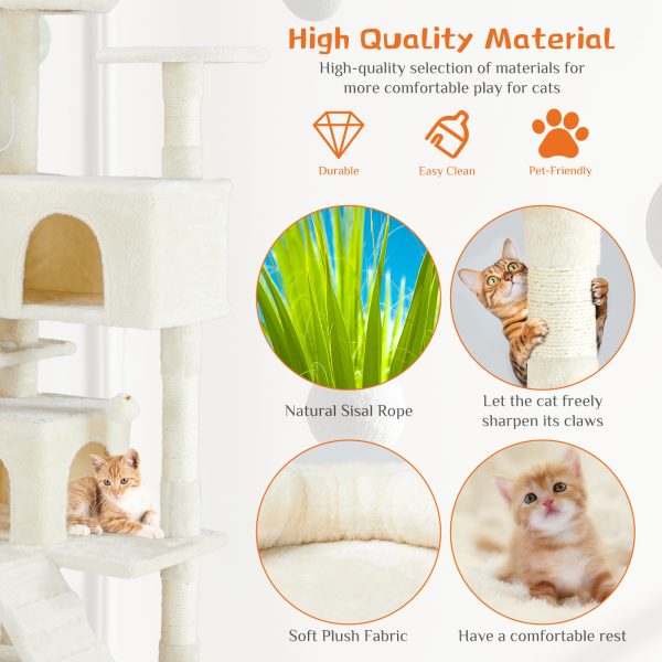 Multi Functional Cat Treehouse Cat Climbing Frame - Image 8