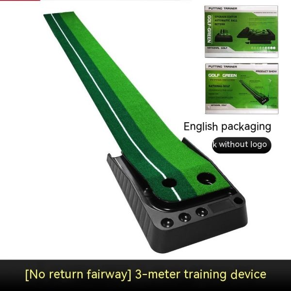 2.5M3M Golf Putting Mat Golf Putter Trainer Green Putter Carpet Practice Set - Image 9