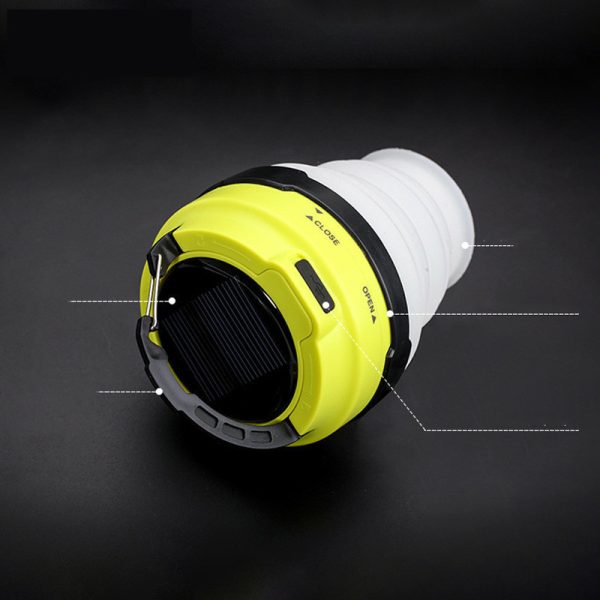 Solar Silicone Multifunctional Camping Light - Image 2