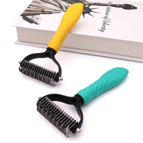 New Arrival Pet Hair Removal Comb Cat Dog Brush Pet Hair Grooming Tool Hair Shedding Combs Pet Fur Trimming Dematting Brushs - Image 6