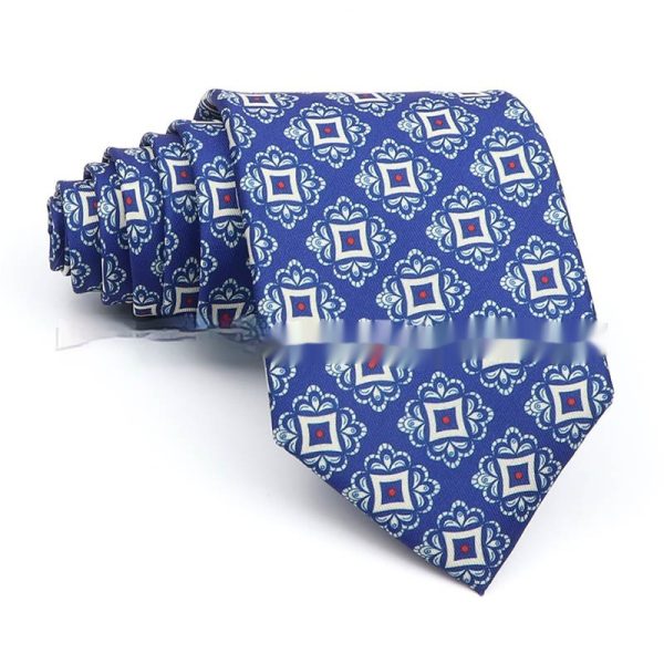 Business Polyester Men's Printed Workplace Tie - Image 8