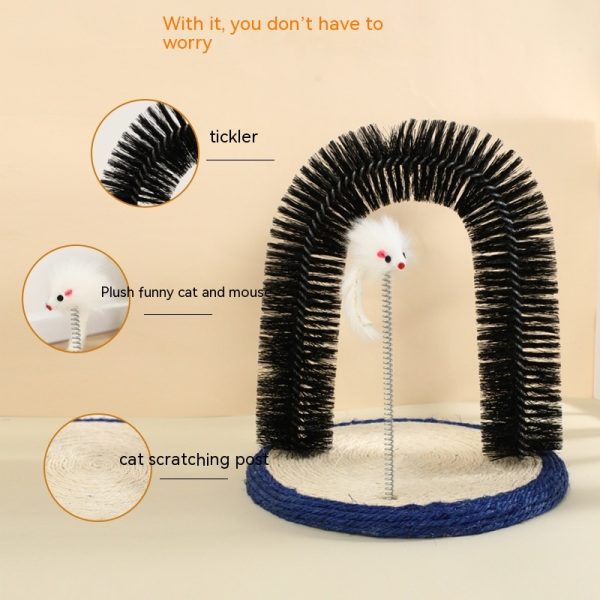 Sisal Itching Device Scratching Pole Toy Pet Supplies - Image 2