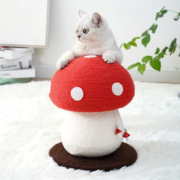 Red Mushroom Cat Climbing Frame - Image 10