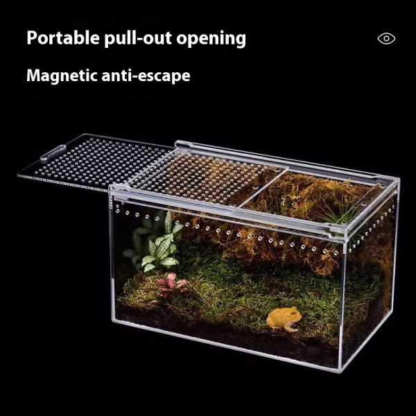 Crawler Acrylic High Permeability Feeding Box - Image 4