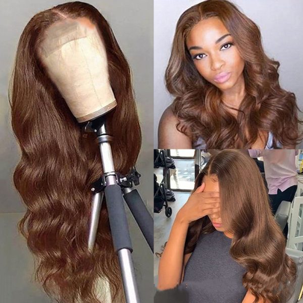 Brown Color Human Hair Wigs Human Hair Wig - Image 3